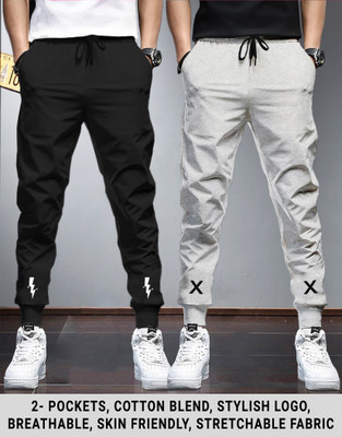 TRIPR Solid Men Multicolor Track Pants