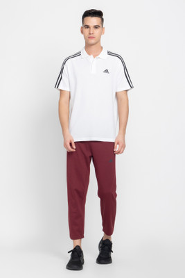 ADIDAS Printed Men Red Track Pants