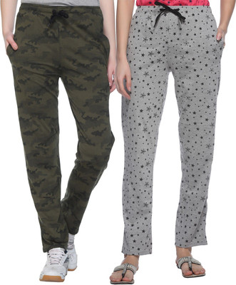 HouseOfCommon Printed Women Multicolor Track Pants