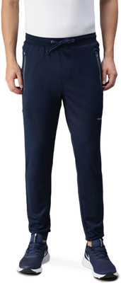 Macroman M-Series Solid Men Blue Track Pants