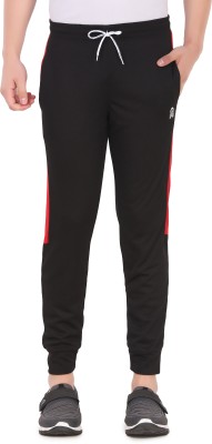 Zicada Colorblock Men Black Track Pants