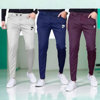 Krishna fashion Solid Men Multicolor Track Pants