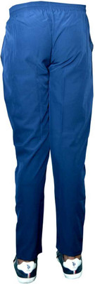 RoopGarments Solid Men Blue Track Pants