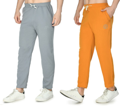 UTKARSH CREATION Printed Men Grey, Yellow Track Pants