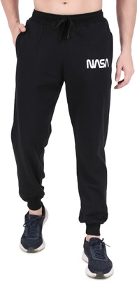 Kavya Retail Solid Men Black Track Pants