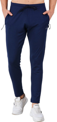 Vego Solid Men Dark Blue Track Pants