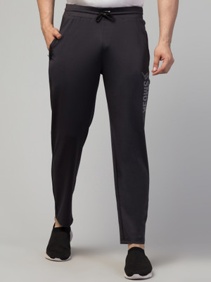 SMOEK Solid Men Grey Track Pants