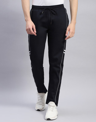 MONTE CARLO Solid Men Dark Blue Track Pants