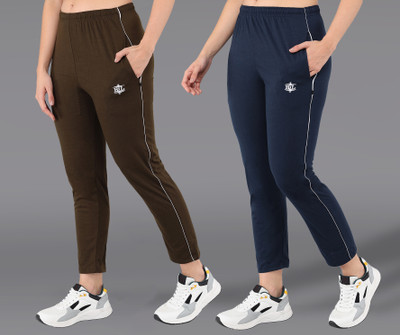 ASDF Solid Women Multicolor Track Pants