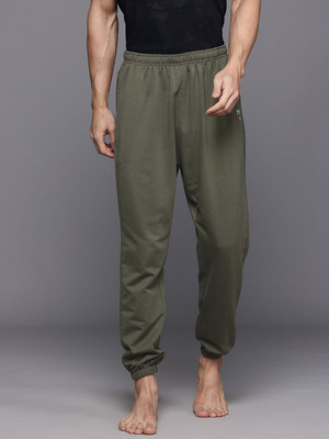 HRX by Hrithik Roshan Solid Men Green Track Pants