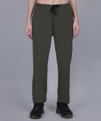 NCS STORE Solid Women Green Track Pants