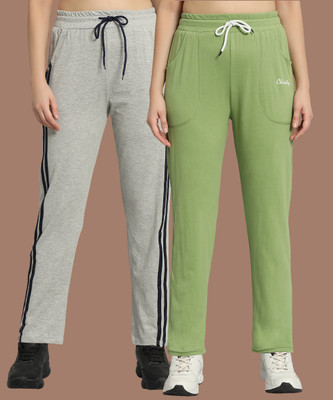 Christy World Solid Women Multicolor Track Pants