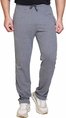 STARFOX Solid Men Grey Track Pants