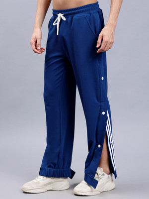 WEARDUDS Solid Men Dark Blue Track Pants