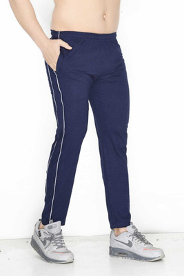 V nav Self Design Men Blue Track Pants