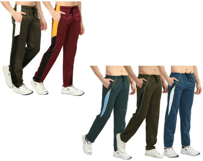KAVYA Solid Men Multicolor Track Pants