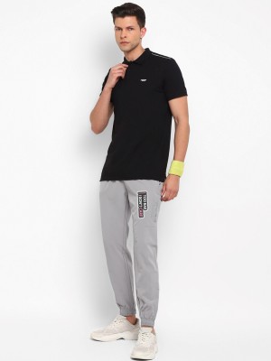 NEW-18 Printed Men Grey Track Pants