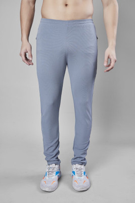 kaziranga Self Design Men Grey Track Pants