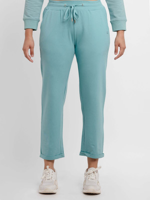 Status Quo Solid Women Blue Track Pants