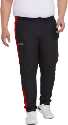 bigbanana Colorblock Men Black Track Pants