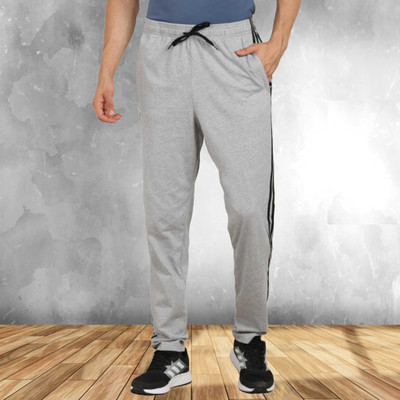 Tee town Striped Men Grey Track Pants