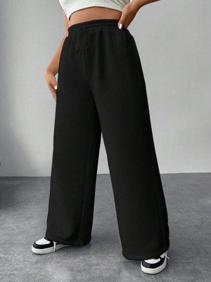 Dockstreet Striped Women Black Track Pants