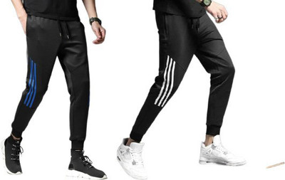 AE Fashion Printed Men Black Track Pants