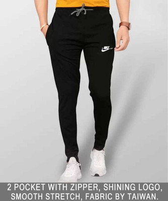 Adnikezed Printed Men Black Track Pants