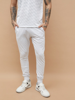 Fame Forever by Lifestyle Solid Men White Track Pants