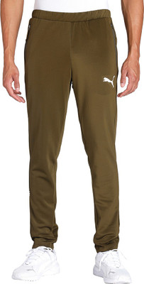 PUMA Pants OH Solid Men Green Track Pants