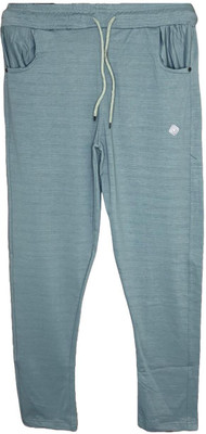 lower men Self Design Men Blue Track Pants