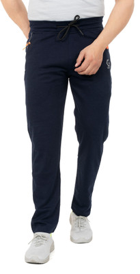 GEE 5 Solid Men Dark Blue Track Pants