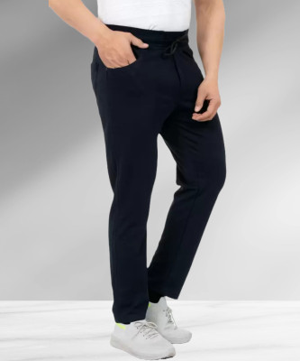 mevan Solid Men Black Track Pants