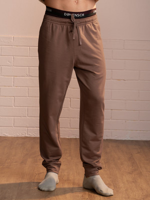 Damensch Solid Men Red Track Pants