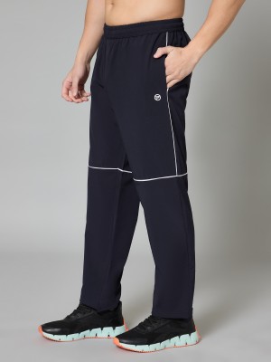 Turnfit Solid Men Dark Blue Track Pants