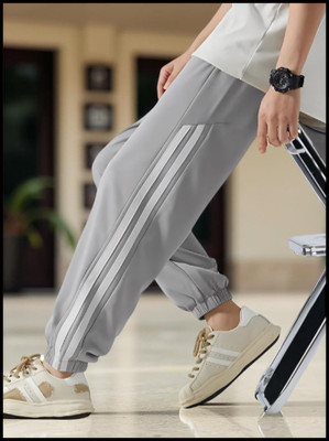SB Trend Solid Men Grey Track Pants