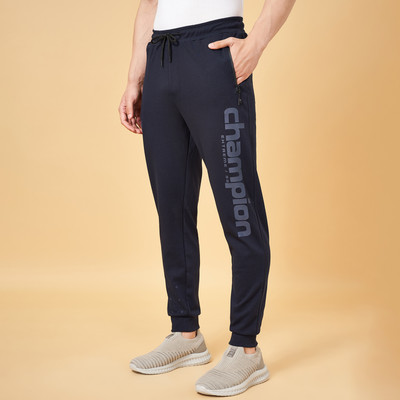 Ajile By Pantaloons Solid Men Blue Track Pants