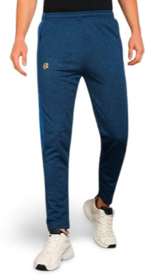 Qalm Brothers Solid Men Blue Track Pants