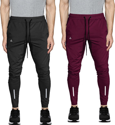 Z-DEVIL Solid Men Multicolor Track Pants