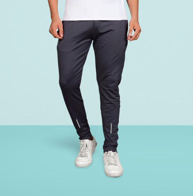 VALLY CREATION Solid Men Grey Track Pants