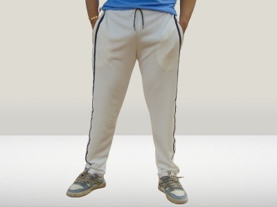 Rudravi fashion Solid Men White Track Pants