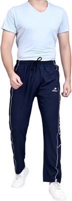 HAhosiery Striped Men Blue Track Pants