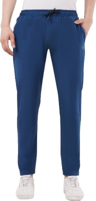 Yaqr Solid Men Light Blue Track Pants