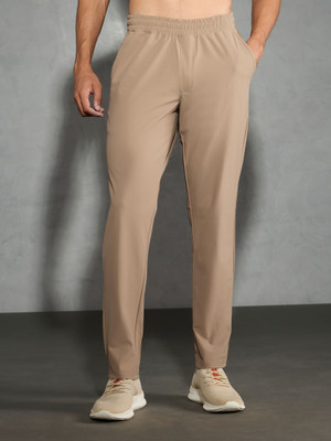 TECHNOSPORT Solid Men Beige Track Pants
