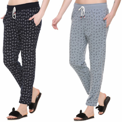 ENOV Printed Women Multicolor Track Pants