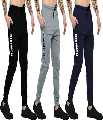 Nirvaan Printed Men Black, Grey, Blue Track Pants