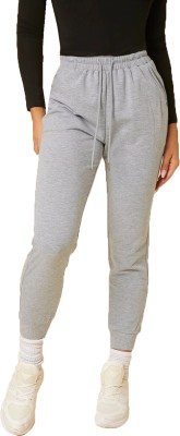 HOTFITS Solid Women Grey Track Pants