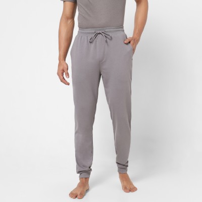 Ajile By Pantaloons Solid Men Grey Track Pants