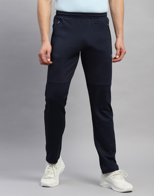 Rock.it Solid Men Dark Blue Track Pants