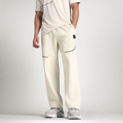 PUMA Solid Men White Track Pants